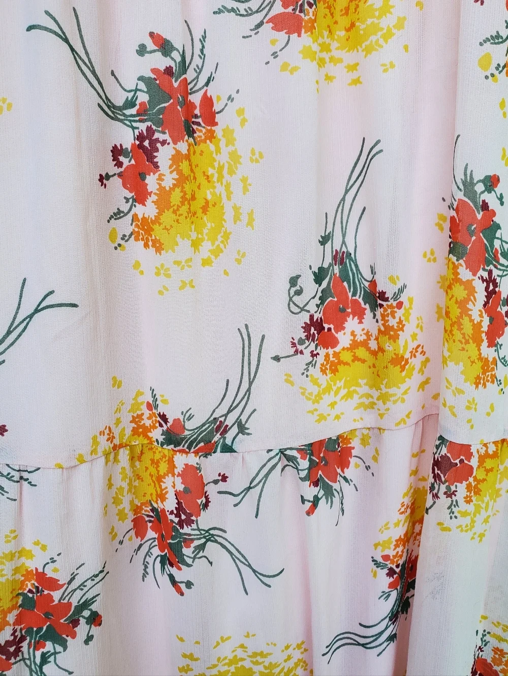 J. Crew Mercantile Tiered Sunburst Floral Maxi Dress - Picture 9 of 13